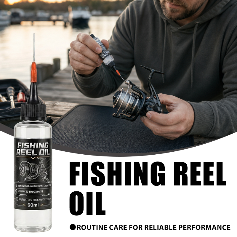 Reel Oil - 釣り用リールオイル潤滑剤液体メンテナンスフォーミュラ（海水・淡水スピニングリールおよびベイトキャスティングリール用）60ml