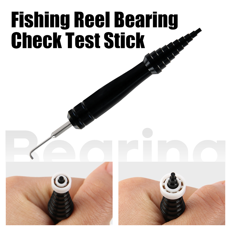 Reel Repair Kit - LETOYO 2-10 ミリメートル釣りリールベアリングチェックテストスティック除去ツールプラーリムーバーノンスリップ修復ツール