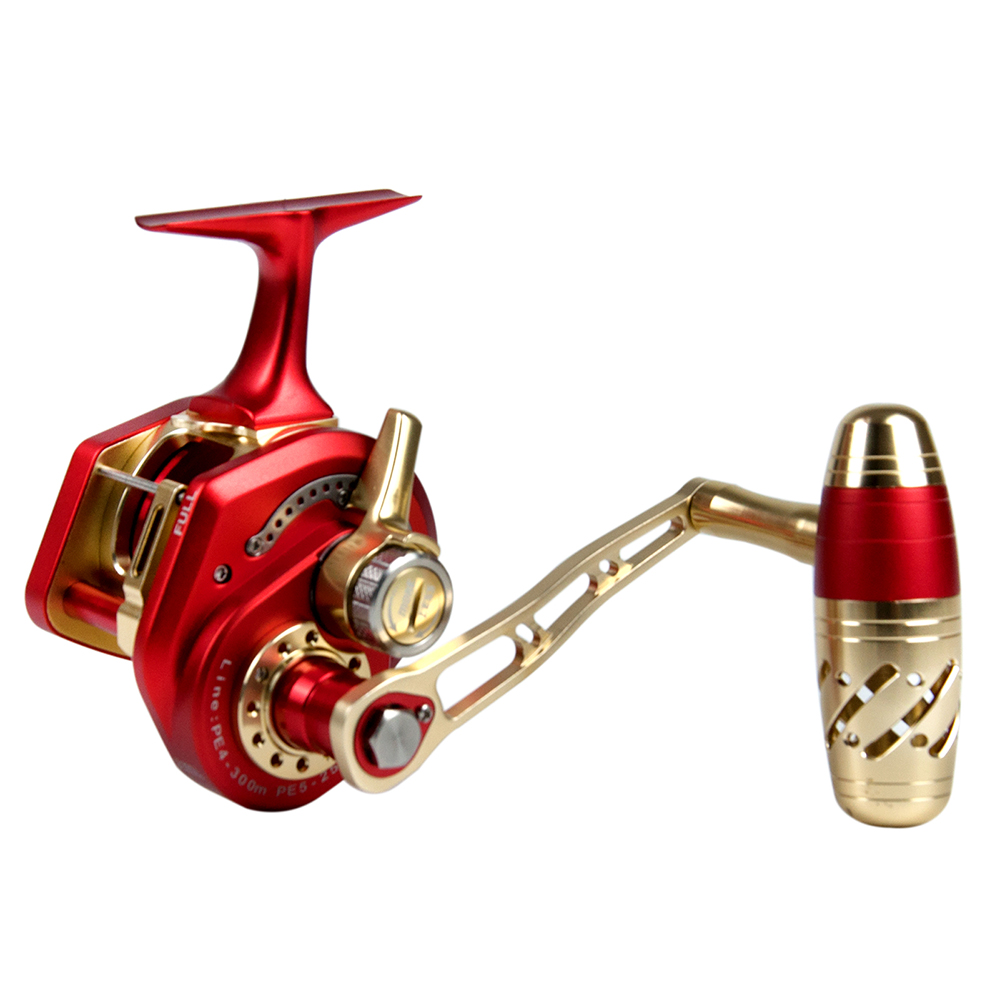Baitcasting Reel - レッド70ポンドオフショア11BBメタルボディジギング2000 3000リール海水ベイトキャスティングリール釣りジギングリールまたはバス釣り用