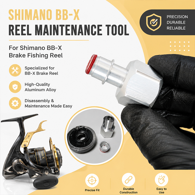 Reel Repair Kit - 統合アルミニウム合金修理分解ツールシマノ BB-X ハンドブレーキ釣りスピニングリール日常ケア用