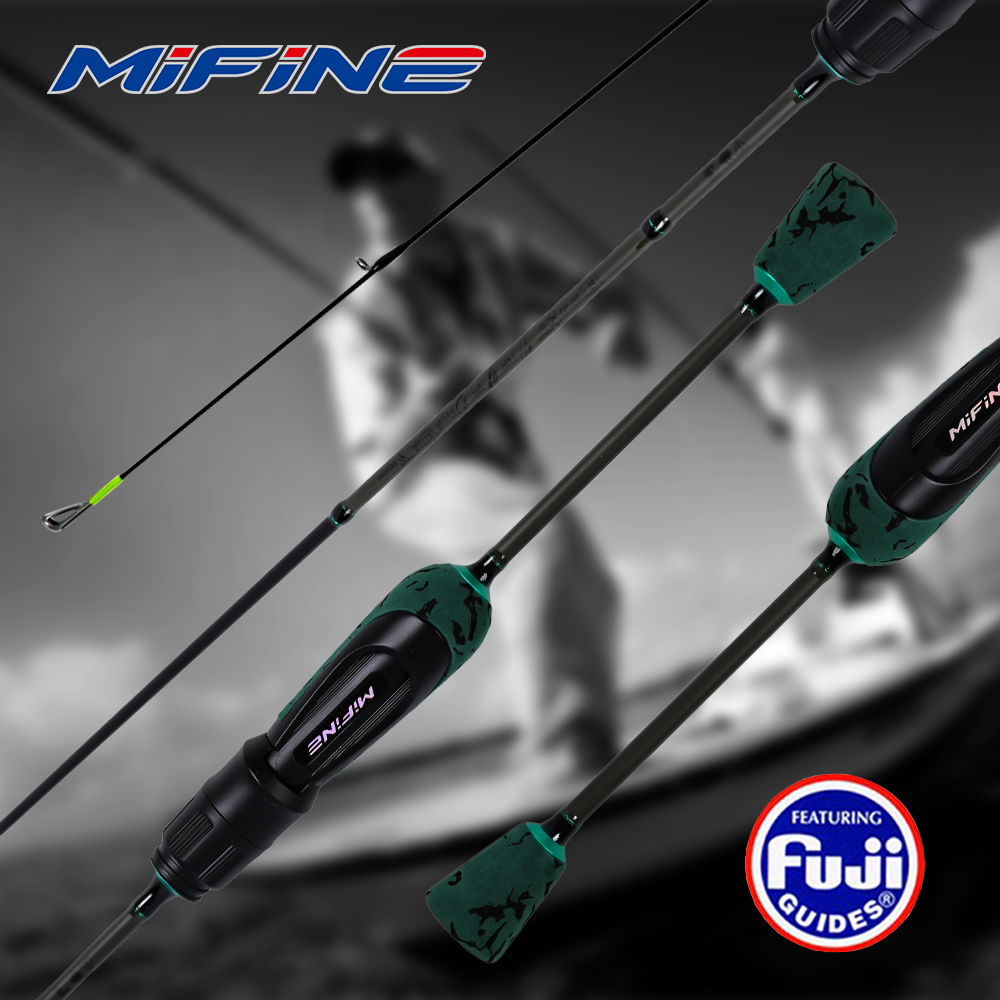 Trolling Reel - Mifine-スピニングフィッシングロッド,カーボンファイバールアー,ジリング,中空チップ,SHOWTIME-XUL-2g,30t,0.3
