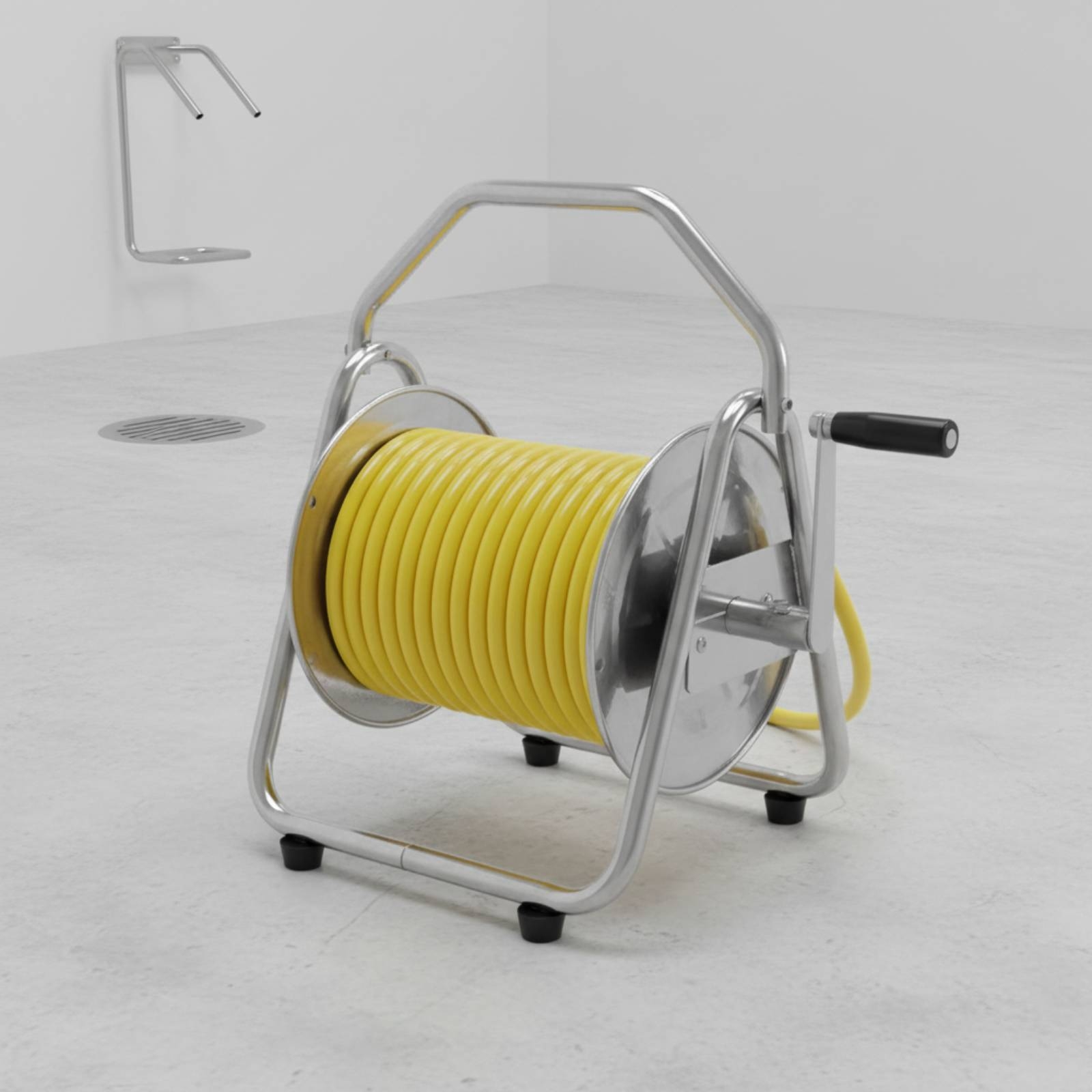 金属製ホースリール、頑丈なガーデンホースリール、耐腐食性クラ - Reel Handle のレビューと価格