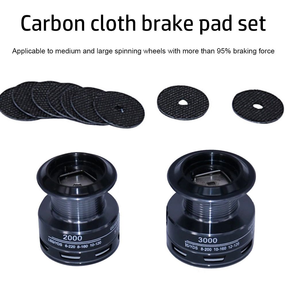 3ピースのフィッシングブレーキパッド,ブレーキパッド,カーボ - Reel Repair Kit のレビューと価格