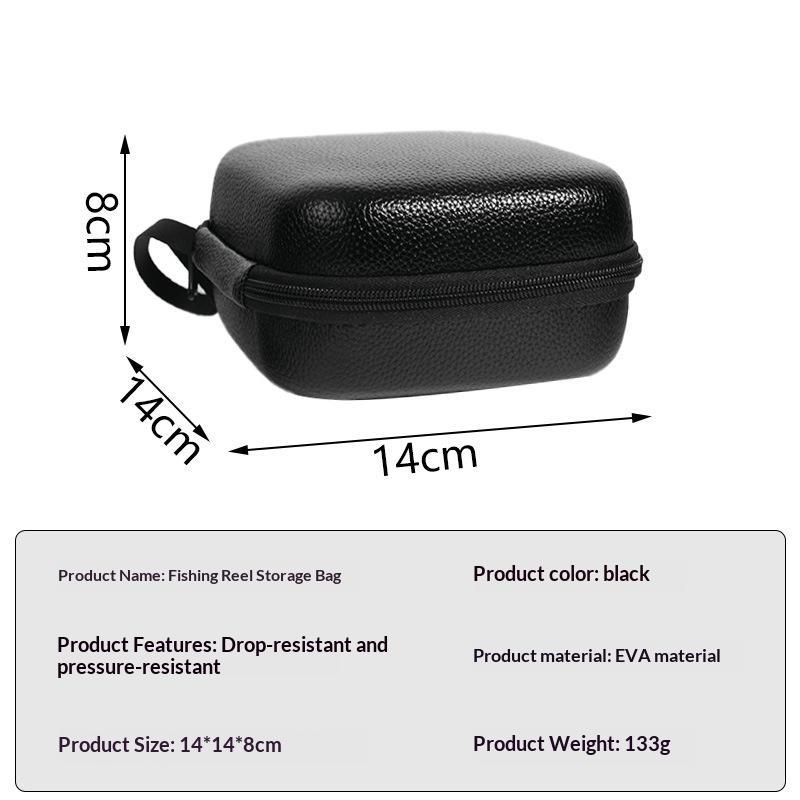 新しいハードEVA釣りバッグスピニングリールケースカバー釣り - Reel Bag のレビューと価格