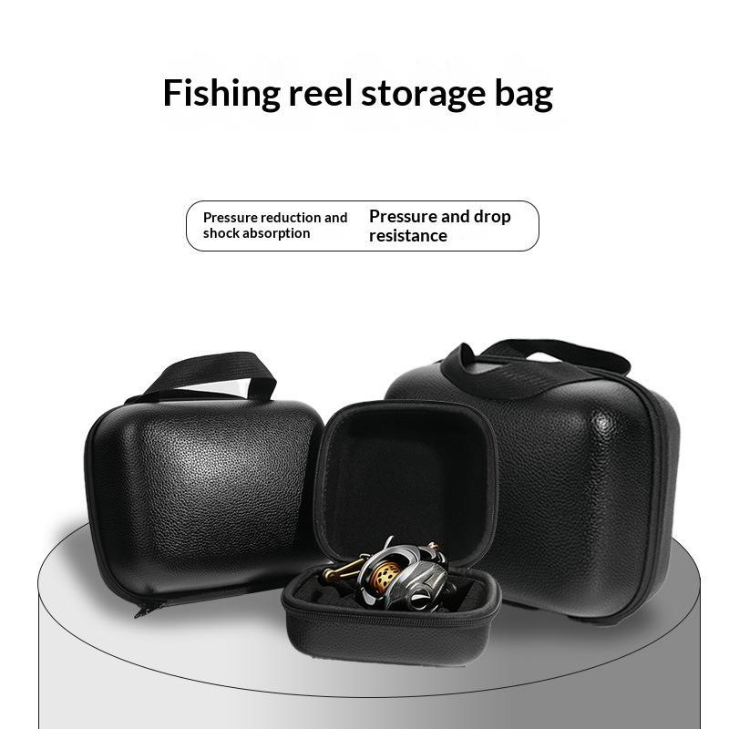 新しいハードEVA釣りバッグスピニングリールケースカバー釣り - Reel Bag のレビューと価格
