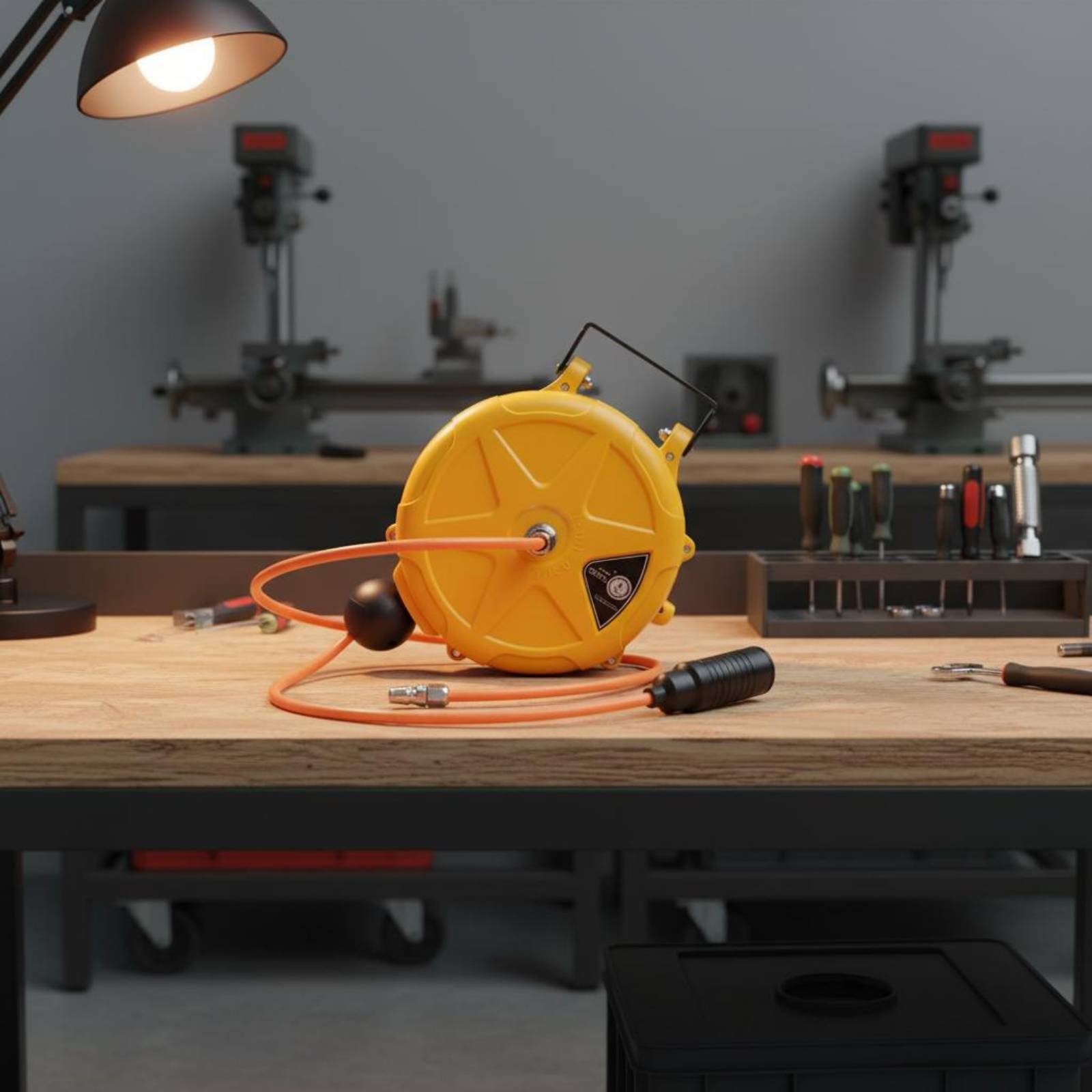 ミニホースリール セルフロック式格納式ホースリール 散水機  - Reel Handle のレビューと価格