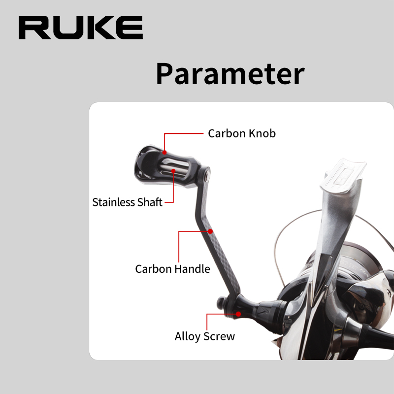 Ruke 1pc 釣りリールシングルハンドルカーボンノブとロ - Reel Drag Knob のレビューと価格
