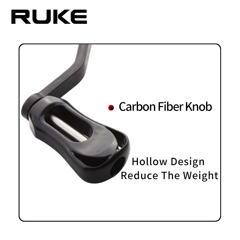 Ruke 1pc 釣りリールシングルハンドルカーボンノブとロ - Reel Drag Knob のレビューと価格