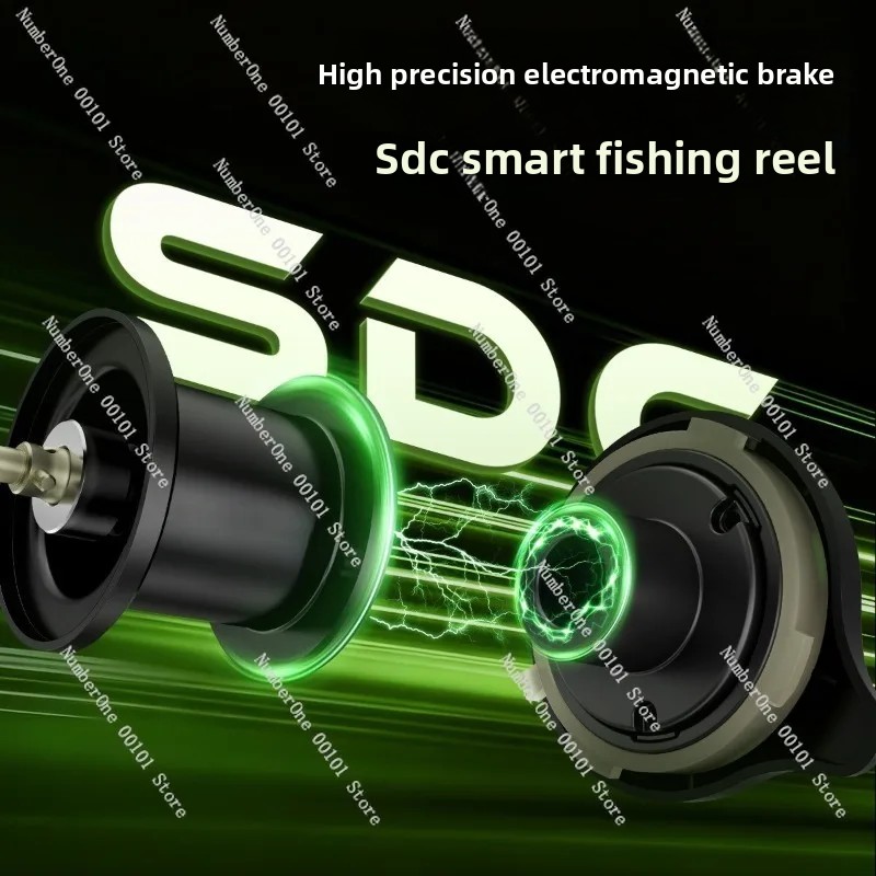 電子磁気ブレーキ釣りリールドラムホイール卸売第5世代アンチバ - Baitcasting Reel のレビューと価格