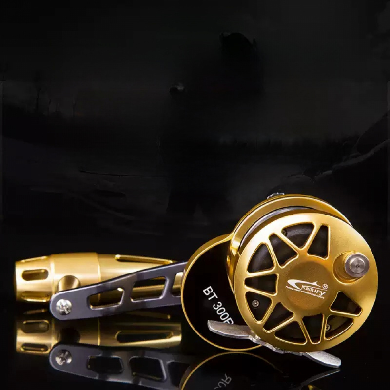 オフショア深海釣り具オールメタルドラムスピニングリールスロー - Trolling Reel のレビューと価格