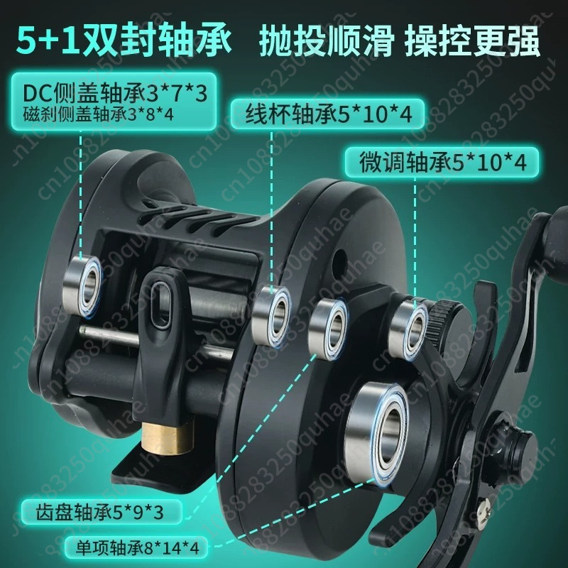 マイクロルアーDCリール、デュアルユースドラム＆ベイトキャス - Baitcasting Reel のレビューと価格