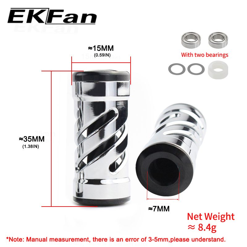 EKFan アルミ合金製スピニングベイトキャスティングフィッ - Reel Handle のレビューと価格