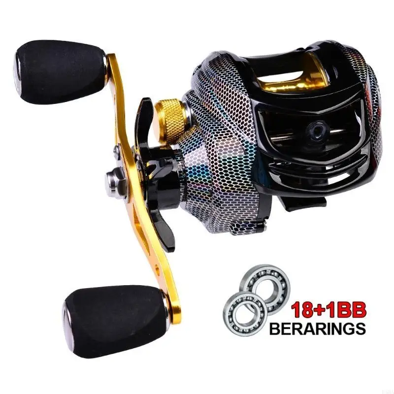 652F ベイトキャスティングリール 18+1 ベアリング、 - Baitcasting Reel のレビューと価格