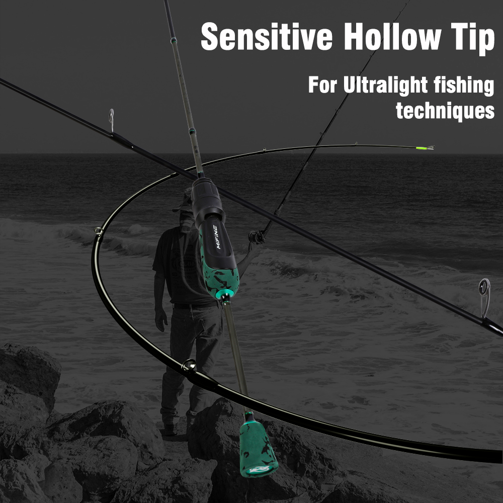 Mifine-スピニングフィッシングロッド,カーボンファイバ - Trolling Reel のレビューと価格